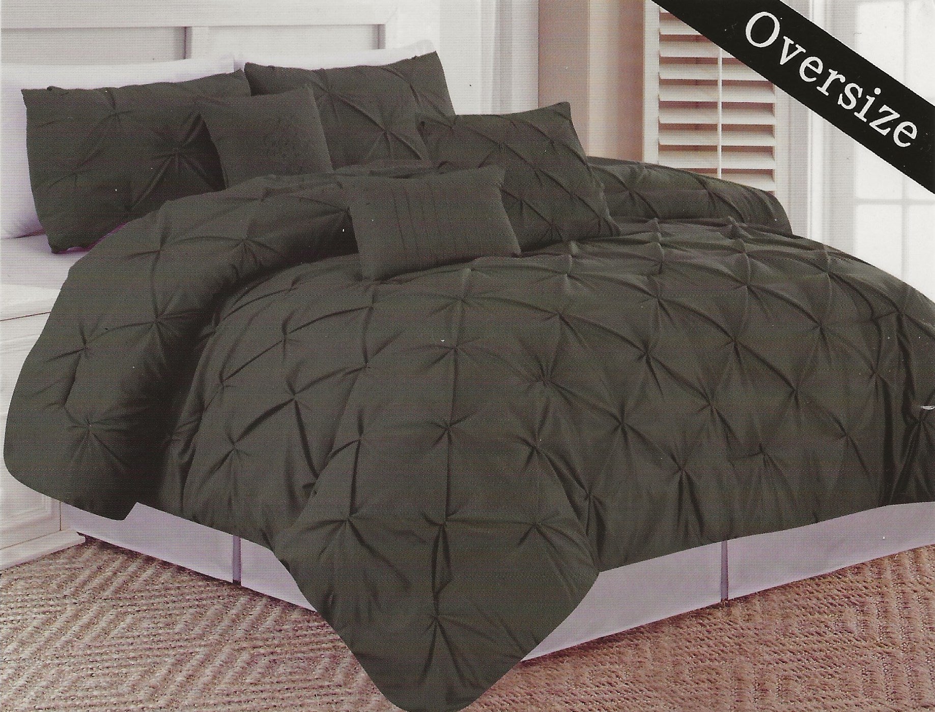 Charcoal Grey Comforter Set