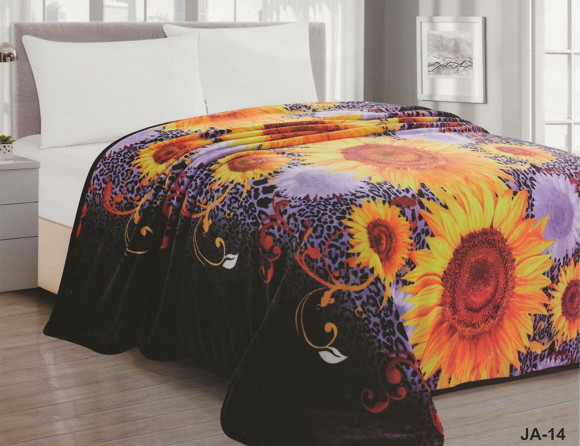 Sunflower blanket king discount size