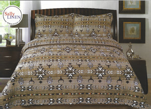 Brown Steer Southwestern Quilt